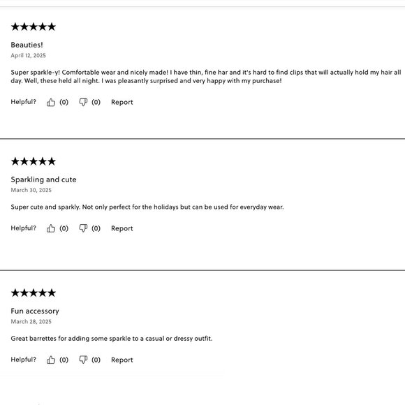 J. Crew sparkle barrettes NWT - Picture 7 of 9